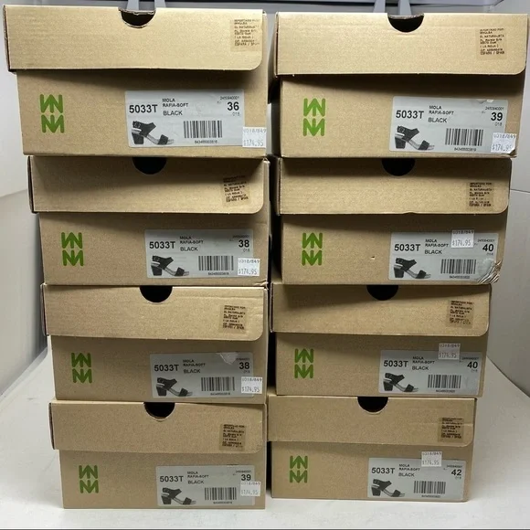 El Naturalista 5033T Mola Rafia heel sandal black - Picture 9 of 9